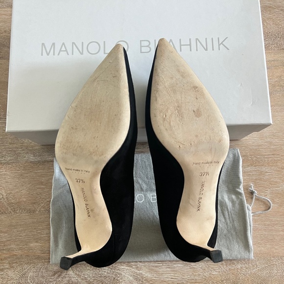 Manolo Blahnik Black Heels - Picture 13 of 16